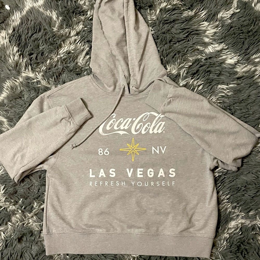 Cropped Coca-Cola Las Vegas Hoodie